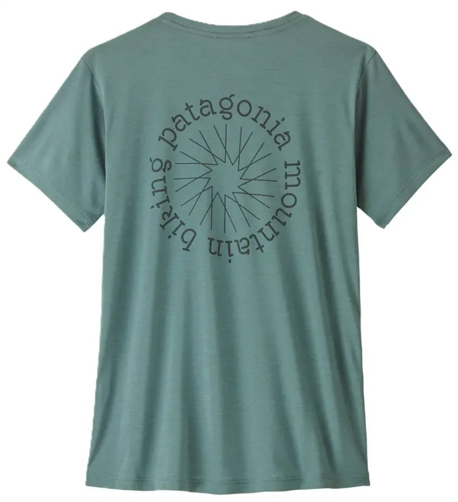 Футболка женская Patagonia Capilene Cool Daily Shirt - Spoke Stencil