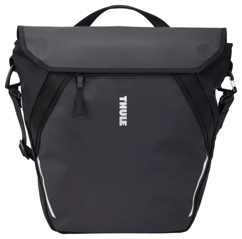 Сумка велосипедная на багажник Thule Chasm Courier, Объём 22 л, цвет чёрный / Объём 22 л, цвет синий