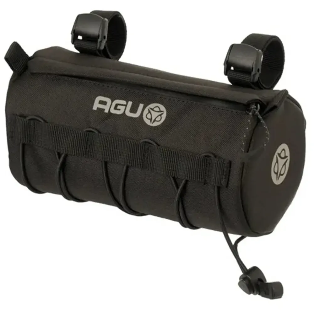 Сумка на руль AGU Roll Bag II Handlebar Venture, Объём 1,5 л, цвет чёрный / Объём 1,5 л, цвет коричневый