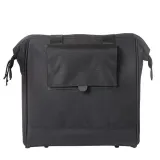 Сумка велосипедная на багажник Basil City Grand Shopper + MIK, Объём 23 л, цвет чёрный / Объём 23 л, цвет бело-чёрный / Объём 23 л, цвет графитовый — фото 6
