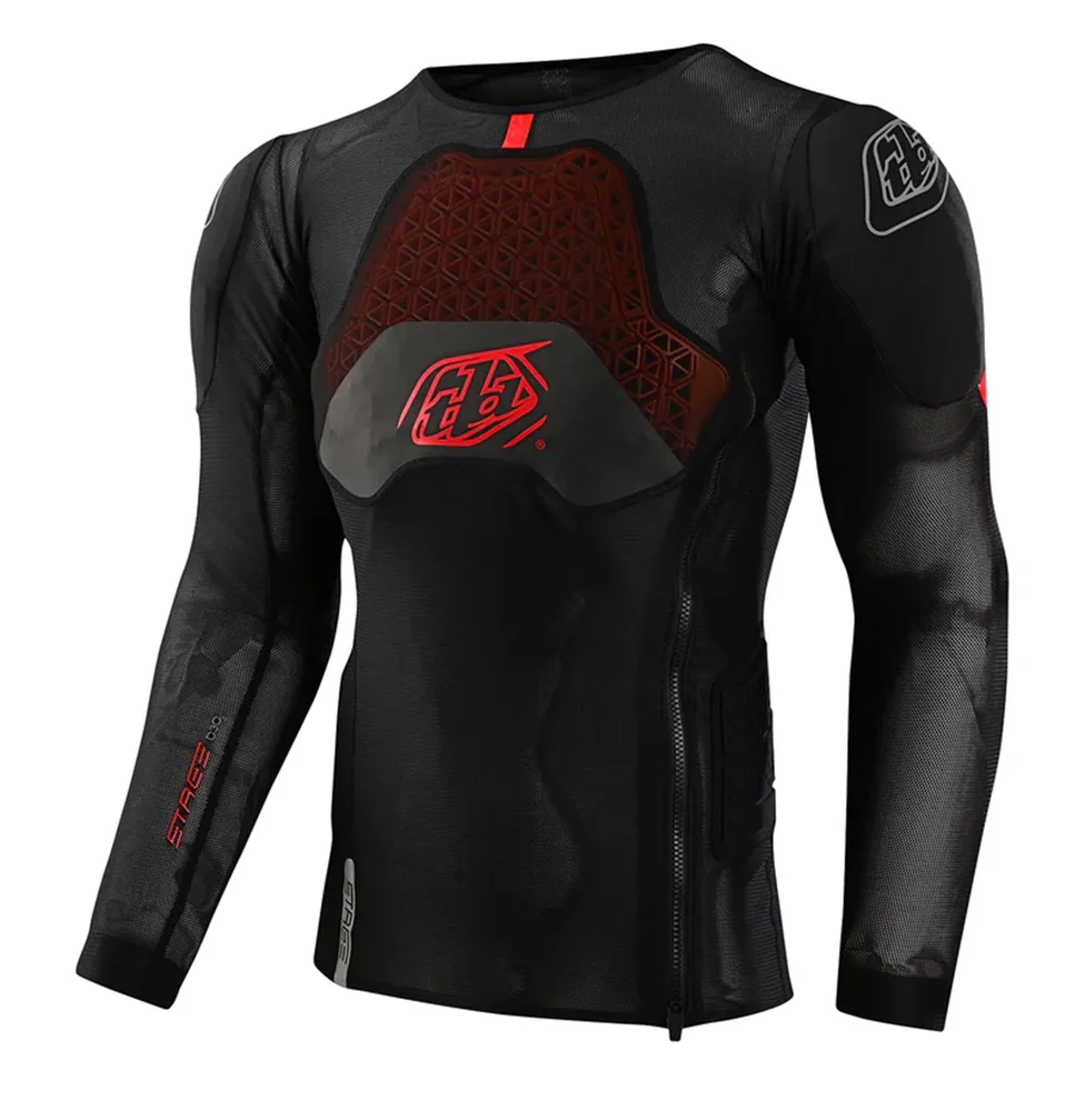 Футболка с защитой Troy Lee Designs Stage Ghost D30 LS