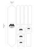 Защитные наклейки на раму Allmountainstyle Frame Guard Extra - Kriss Kyle — фото 4