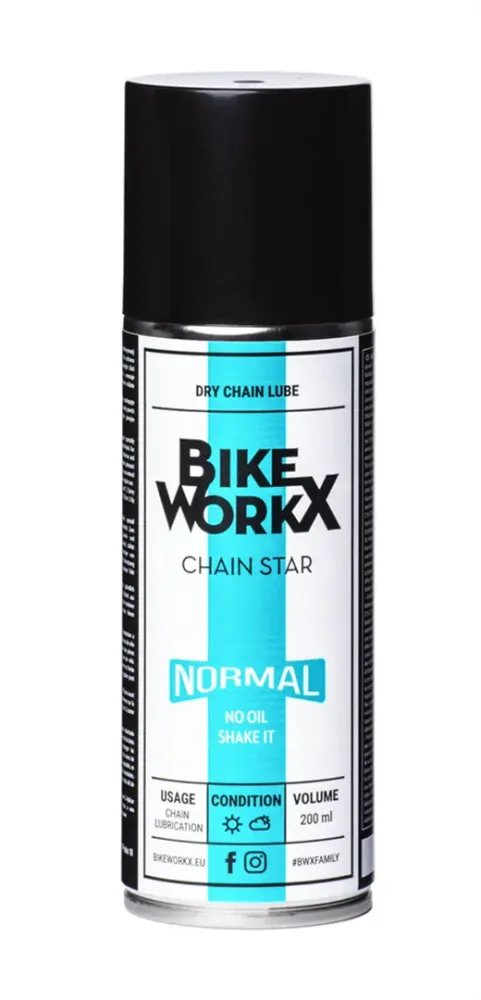 Масло для цепи BikeWorkx Chain Star Normal, Цвет белый, упаковка 200 мл / Цвет белый, упаковка 400 мл