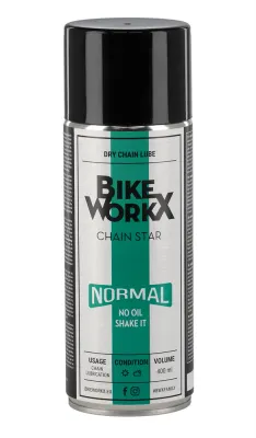 Масло для цепи BikeWorkx Chain Star Normal, Цвет белый, упаковка 400 мл