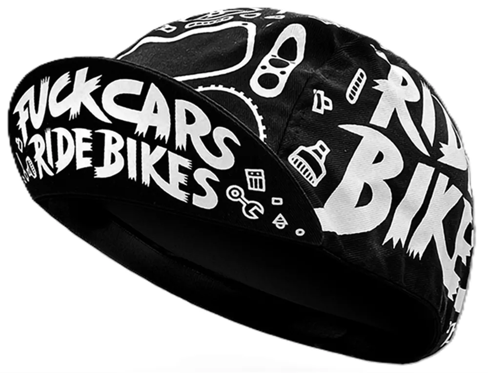 Велосипедная кепка с козырьком Bello F*ck cars ride bikes Vol.3