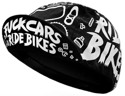 Велосипедная кепка с козырьком Bello F*ck cars ride bikes Vol.3
