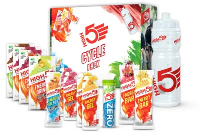 Набор гелей, батончиков и напитков с бидоном HIGH5 Cycle Pack