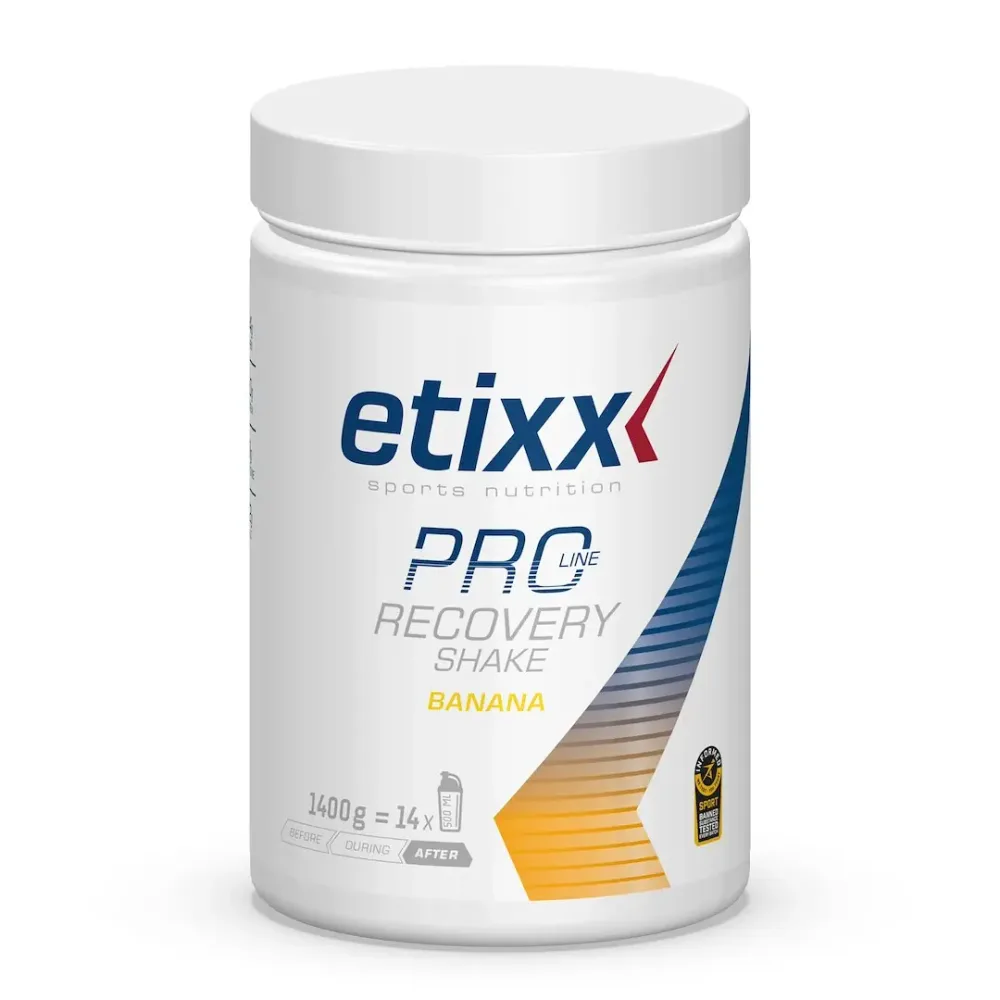 Восстанавливающий напиток Etixx Pro Line Recovery Shake, Упаковка 1000 г / Упаковка 1400 г, вкус банановый / Упаковка 1400 г, вкус шоколадный