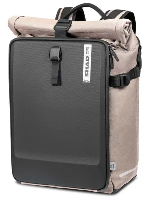Велосумка SHAD Daily Pannier Backpack, Объём 22 л, цвет бежевый