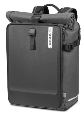 Велосумка SHAD Daily Pannier Backpack, Объём 22 л, цвет серый