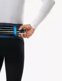 Поясная сумка Compressport Free Belt Pro 2.0, Размер S, объём 3,5 л, цвет тёмно-синий / Размер L, объём 3,5 л, цвет тёмно-синий / Размер M, объём 3,5 л, цвет бело-жёлтый / Размер M, объём 3,5 л, цвет бело-чёрный — фото 5