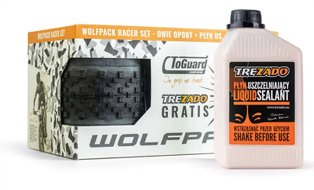 Комплект покрышек и герметика Wolfpack Trail