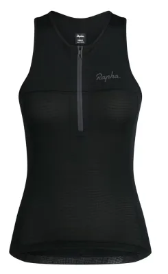 Джерси женское без рукавов Rapha Half Zip Tank