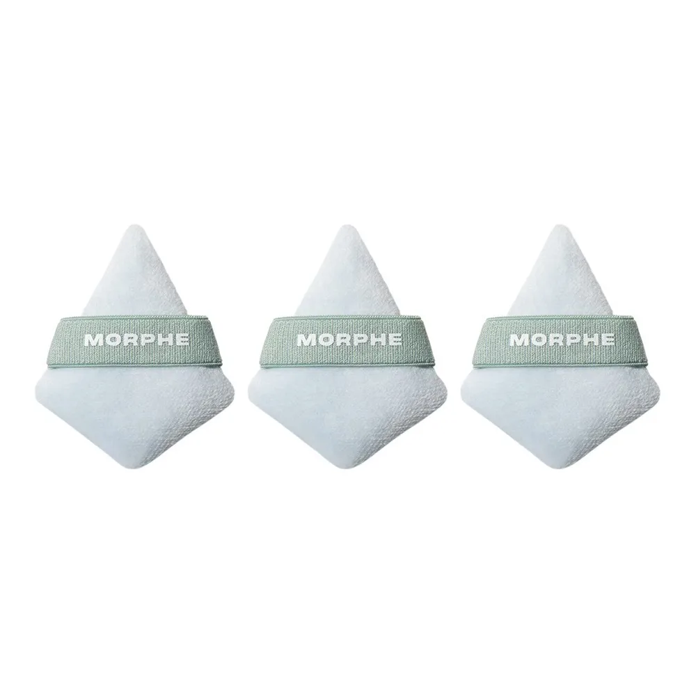 Morphe To The Point Mini Powder Puff Trio набор мини-пуховок для пудры, 3 шт