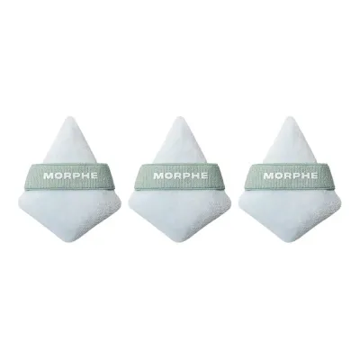 Morphe To The Point Mini Powder Puff Trio набор мини-пуховок для пудры, 3 шт
