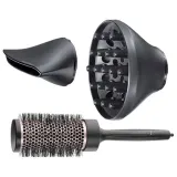 Remington Curl and Straight Confidence фен для волос 2200 Вт с диффузором, насадкой для локонов и круглой щёткой 45 мм, 1 шт — фото 5