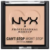 NYX Professional Makeup Can't Stop Won't Stop Пудра матирующая, оттенок 04 - MEDIUM — фото 1