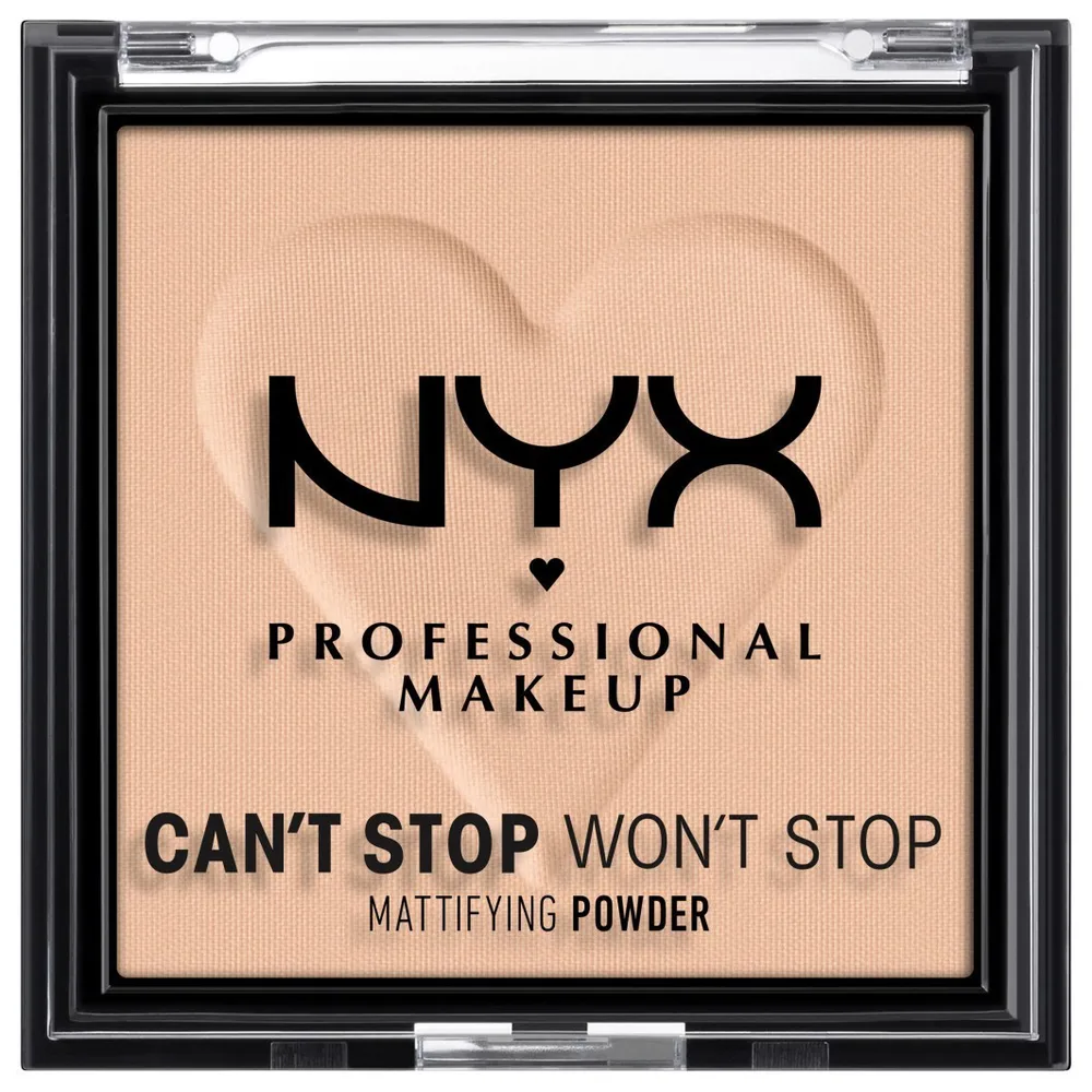 NYX Professional Makeup Can't Stop Won't Stop Пудра матирующая, оттенок Light Medium 03 - Travel Size