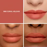 Laura Mercier Caviar Помада для губ матовая, сменный блок, оттенок 888 - 888 CORAL VELOUR — фото 4