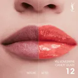 Yves Saint Laurent Loveshine Candy Glaze Блеск для губ в стике, оттенок 12 - Coral Excitement — фото 3