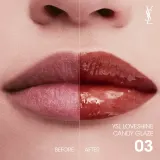 Yves Saint Laurent Loveshine Candy Glaze Блеск для губ в стике, оттенок 3 - Cacao No Boundary — фото 3