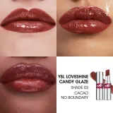 Yves Saint Laurent Loveshine Candy Glaze Блеск для губ в стике, оттенок 3 - Cacao No Boundary — фото 5