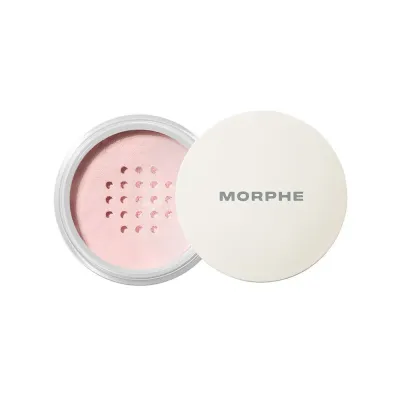 Morphe Jumbo Bake and Set Пудра фиксирующая рассыпчатая, эффект мягкого фокуса, 9 г, оттенок BRIGHTENING PINK