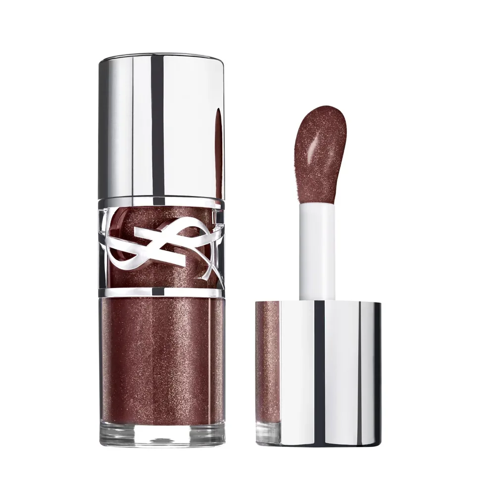 Блеск для губ Yves Saint Laurent Plumping Lip Oil Gloss, оттенок 6 Espresso Stardust. SALE