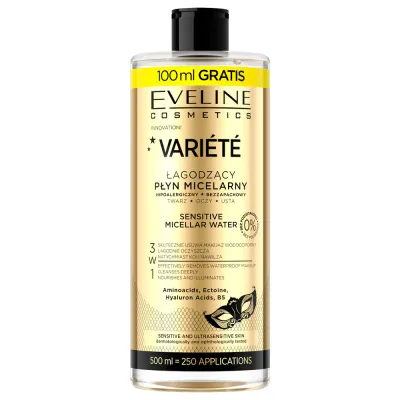 Eveline Cosmetics Variete Мицеллярная вода успокаивающая, 500 мл