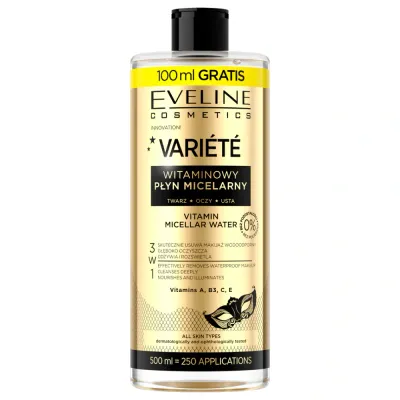 Eveline Cosmetics Variete Мицеллярная вода витаминизированная, 500 мл