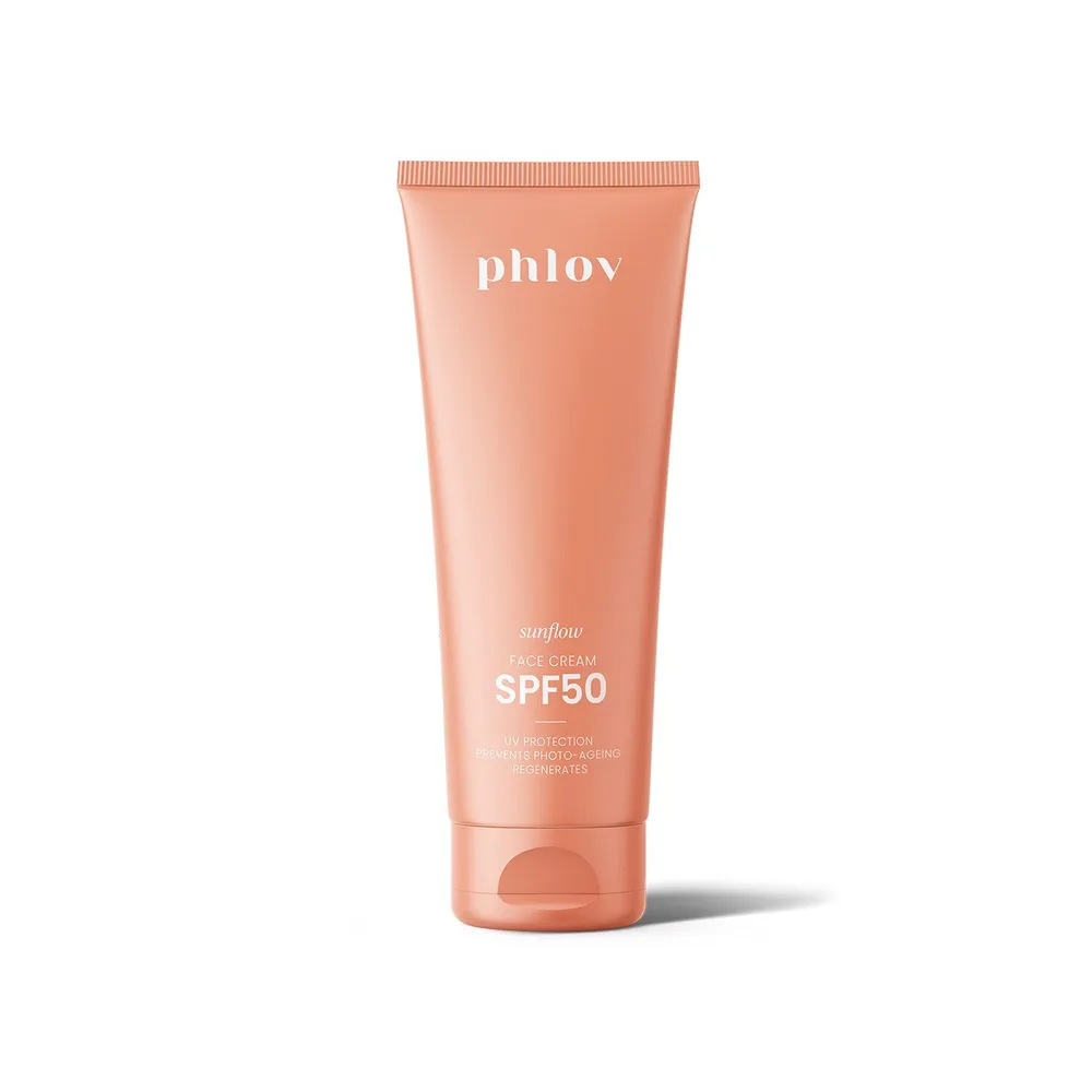 Солнцезащитный крем Phlov FACE CREAM SPF 50, 75 мл