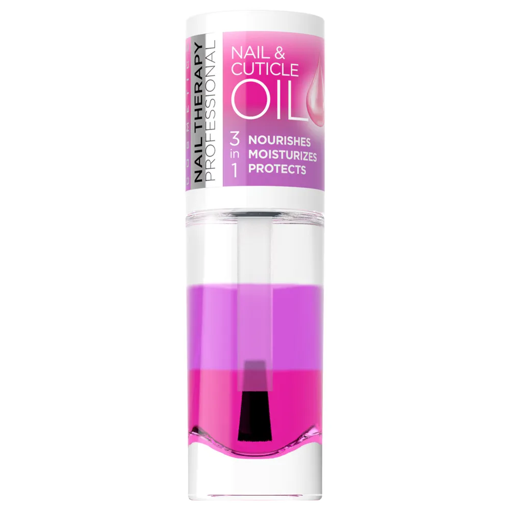 Eveline Cosmetics Nail Therapy Professional Масло для кутикулы и ногтей увлажняющее, трехфазное, для сухой кожи, 8 мл