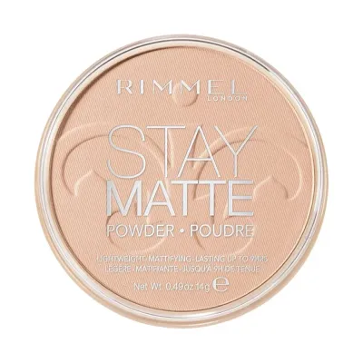 Rimmel London Stay Matte Пудра компактная матирующая, 14 г, оттенок 003 - BEIGE