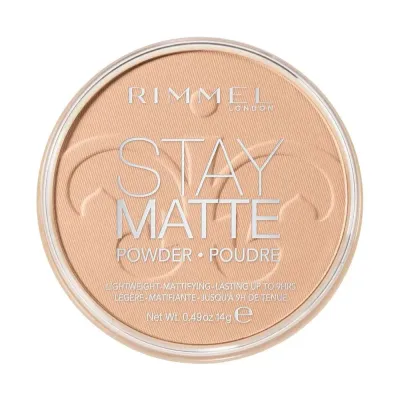 Rimmel London Stay Matte Пудра компактная матирующая, 14 г, оттенок 005 - BEIGE