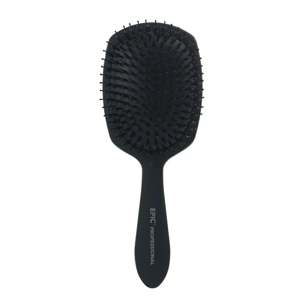 Wet Brush Deluxe Shine Enhancer щетка для сухих волос с гибкими штифтами и натуральной щетиной, 1 шт
