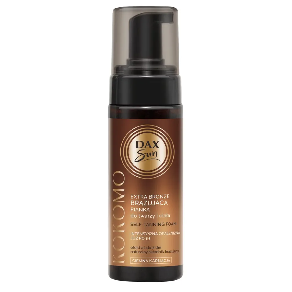 DAX Sun, tanning mousse for face and body Kokomo- Extra Bronze, 160 мл