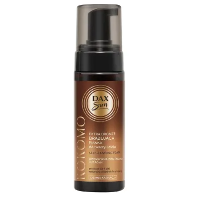 DAX Sun, tanning mousse for face and body Kokomo- Extra Bronze, 160 мл