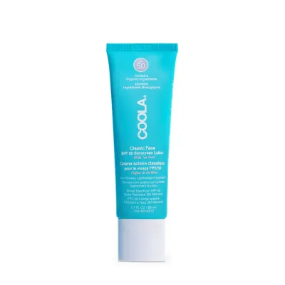 Coola Classic White Tea Солнцезащитный лосьон для лица SPF 50, 50 мл
