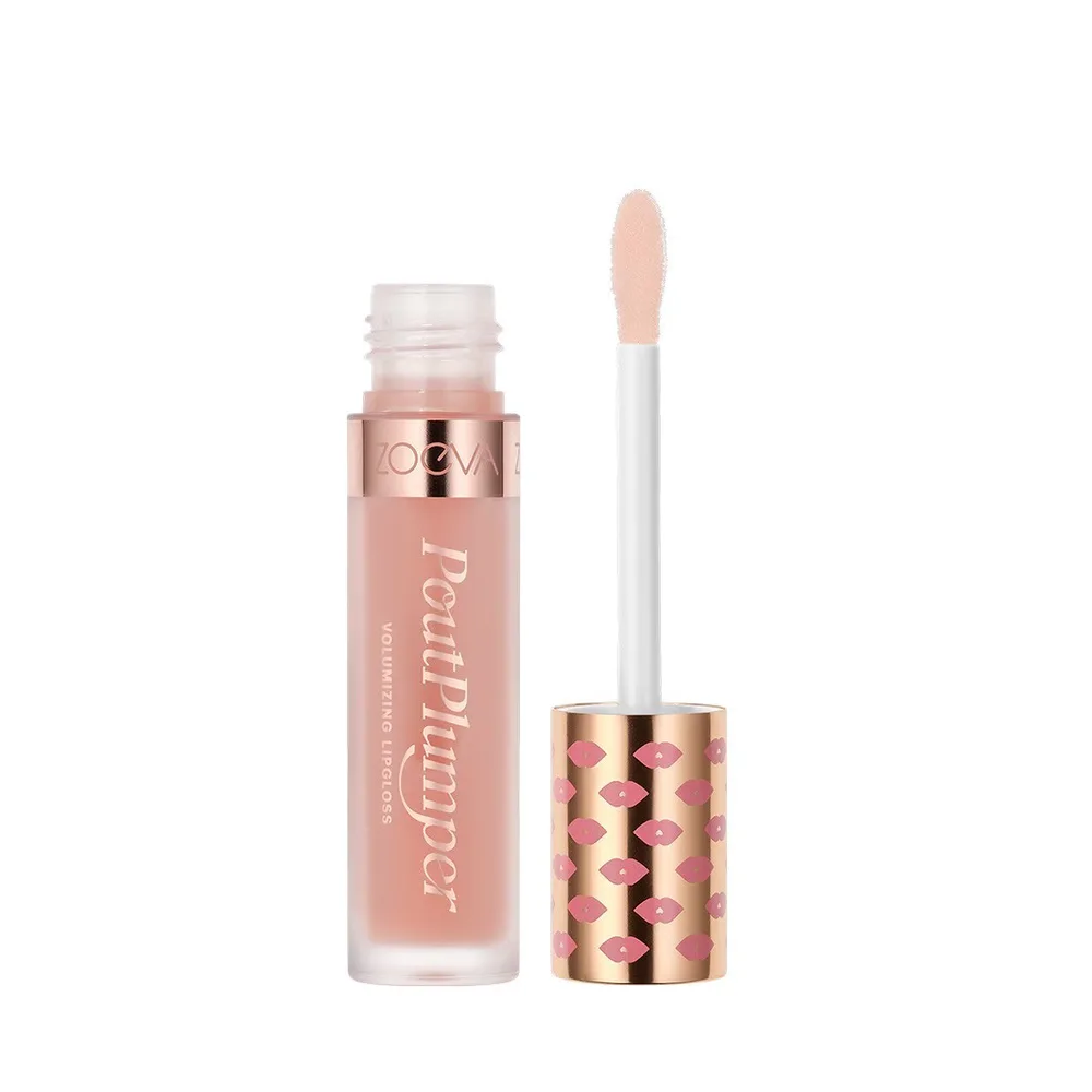 Zoeva Pout Plumper Блеск для губ с эффектом объема, оттенок Light Rose, 3,4 мл