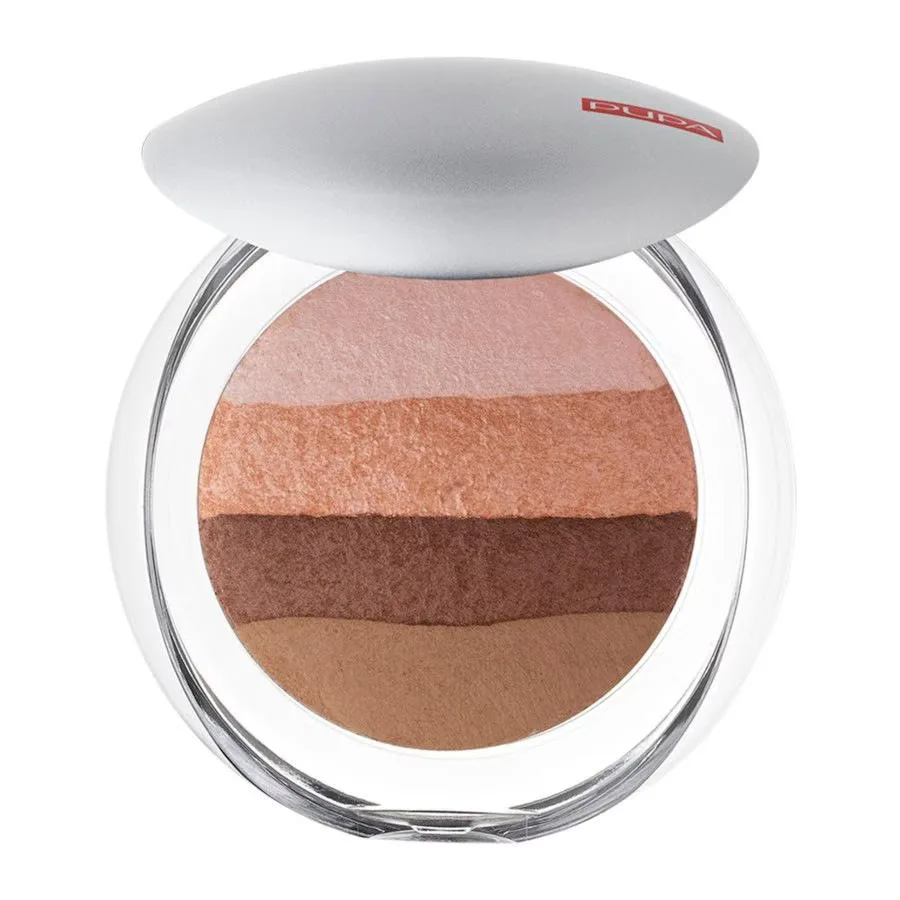 Румяна: Роза PUPA Milano Luminys All Over, оттенок 02 - Stripes Natural