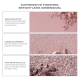 Тени для век: Cien do powiek Morphe FLICKERING SANDS EYESHADOW PALETTE (12-PAN), 15 г — фото 4