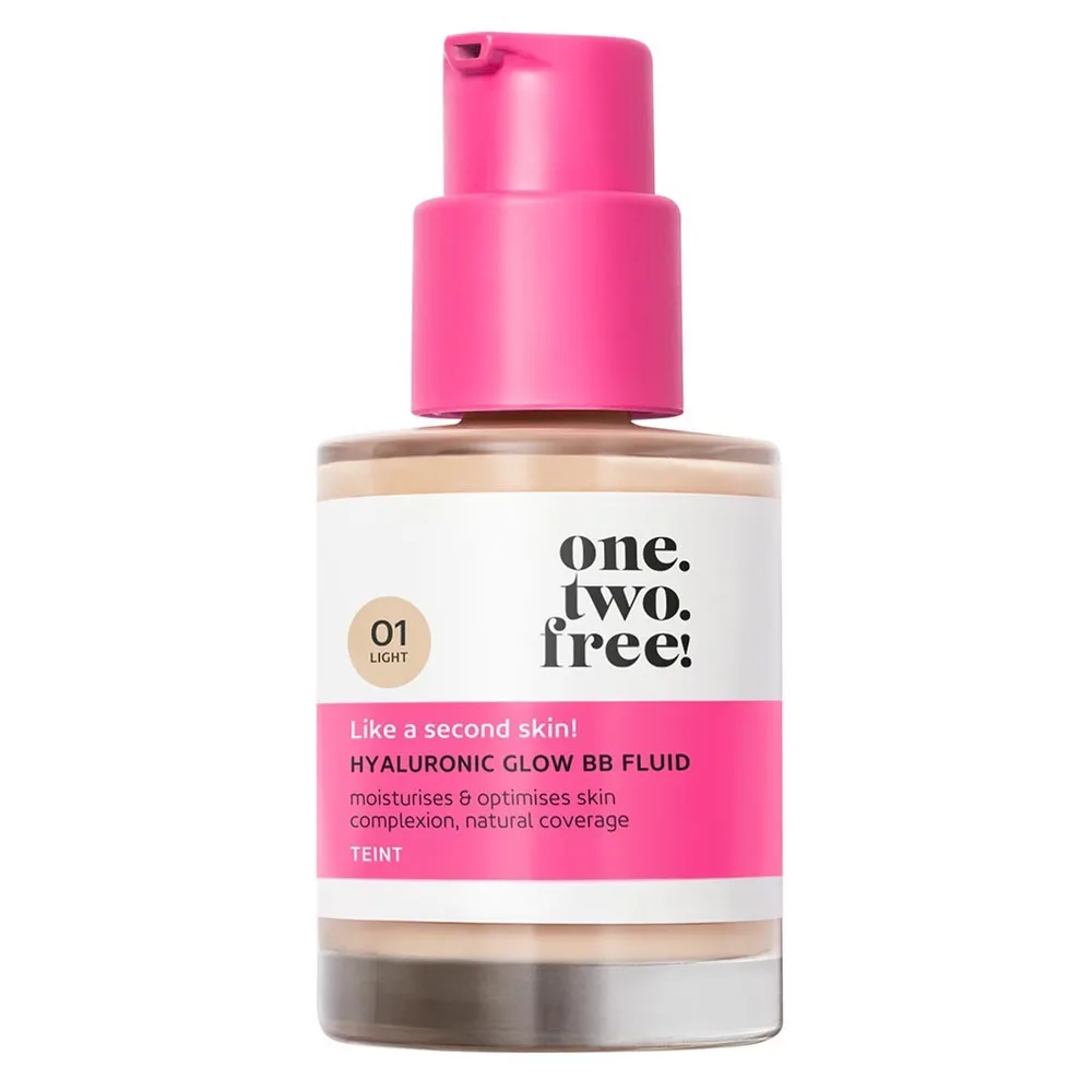 Крем BB one.two.free! Hyaluronic Glow BB Fluid, оттенок 01 - LIGHT