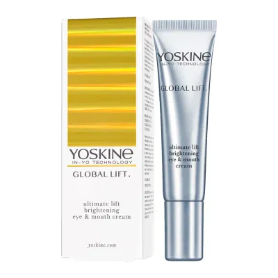 YOSKINE GLOBAL LIFT Ultimate lift brightening - eye & mouth cream, 15 г