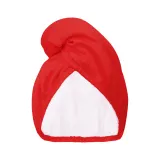 GLOV Hair Wrap Satyna Red двусторонний тюрбан для волос из микрофибры и сатина, 1 шт — фото 1