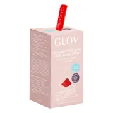 GLOV Hair Wrap Satyna Red двусторонний тюрбан для волос из микрофибры и сатина, 1 шт — фото 4
