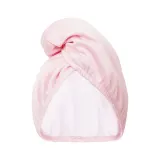 GLOV Hair Wrap Satyna Pink двусторонний тюрбан для сушки волос, 1 шт — фото 1