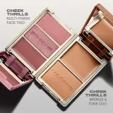Румяна: Роза Morphe CHEEK THRILLS MULTI-FINISH FACE TRIO, оттенок BLIND DATE — фото 3