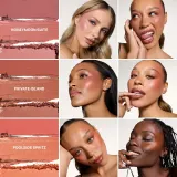 Румяна: Роза Morphe CHEEK THRILLS MULTI-FINISH FACE TRIO, оттенок POOLSIDE SPRITZ — фото 4