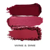 Румяна: Роза Morphe CHEEK THRILLS MULTI-FINISH FACE TRIO, оттенок WINE & DINE — фото 3