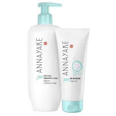 Annayake 24H Bodycare Набор для тела: гель для душа и увлажняющий лосьон, для обезвоженной кожи, 1 шт